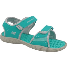 New Balance Jr K2004GRG sandals blue green