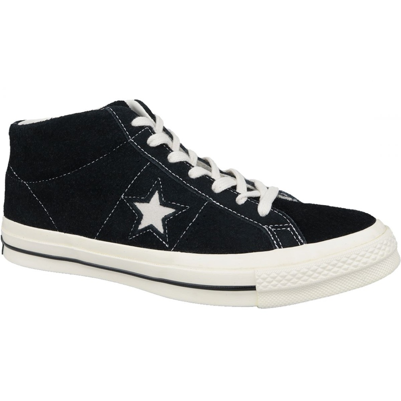 Converse One Star Ox Mid Vintage Suede M 157701C shoes black Converse One Star Ox Mid Vintage Suede M 157701C shoes black