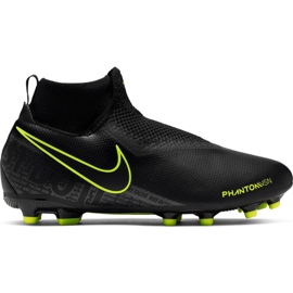 Nike Phantom Vsn Academy Df FG / MG Jr AO3287-007 football shoes black black