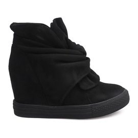 Wedge Sneakers 6351-Y Black