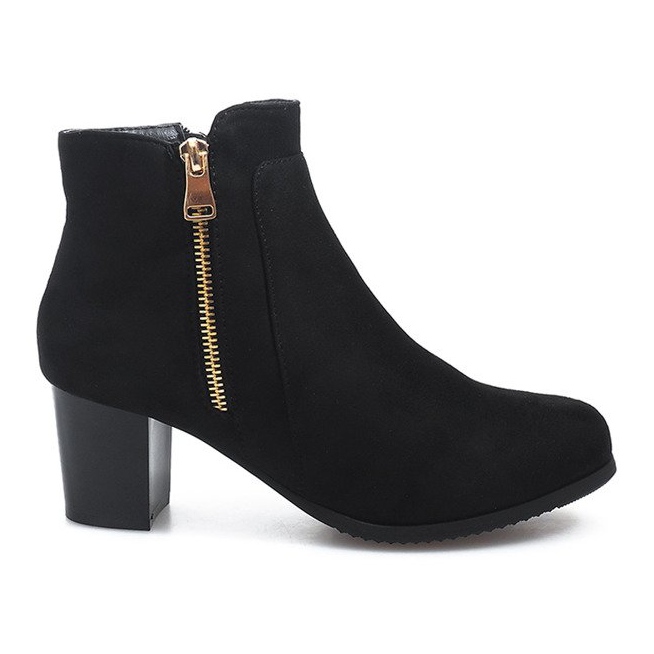 Boots On Heel J0049-1 Black