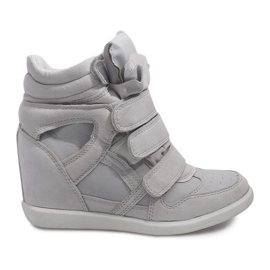 Gray Wedge Sneakers FY8515 grey