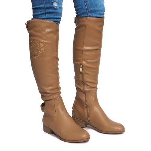 High insulated boots X453-14 Beige