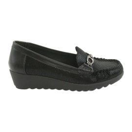 Black Moccasins wedge Sergio Leone PB223