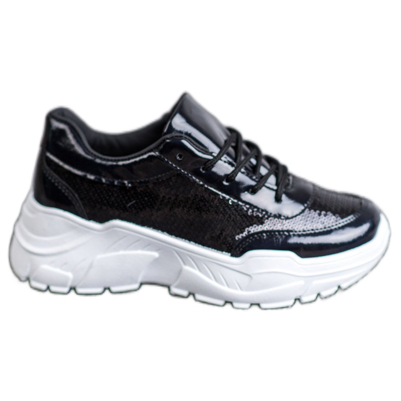 Marquiz Sport Shoes With Sequins black