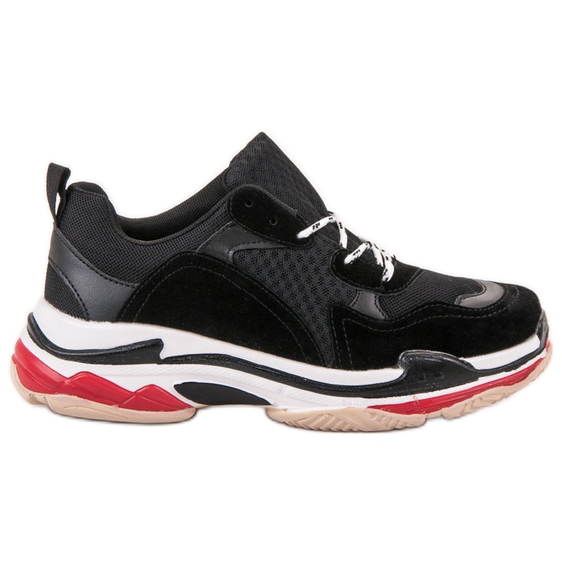 SHELOVET Casual Sport Shoes black multicolored