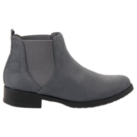 SHELOVET Suede Chelsea boots grey