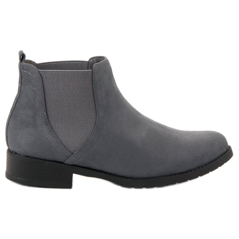 SHELOVET Suede Chelsea boots grey