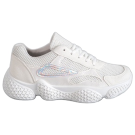 SHELOVET Textile Sport Shoes white SHELOVET Textile Sport Shoes white
