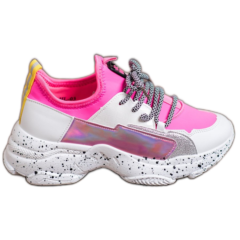 SHELOVET Slip-on Sneakers pink multicolored