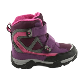 MtTrek Velcro boots with a membrane 18-501-011 purple pink grey