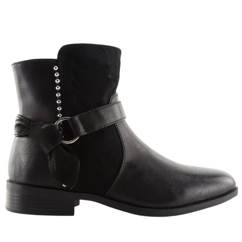 Black women's black boots 1046-PA Black
