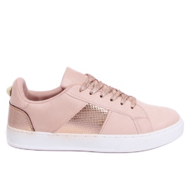 Pink X93 Champagne women's sneakers