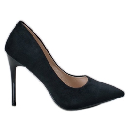 Cm Paris Suede heels black