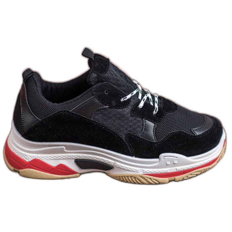 SHELOVET Women's sports shoes black