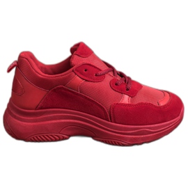 SHELOVET Red Sports Shoes SHELOVET Red Sports Shoes