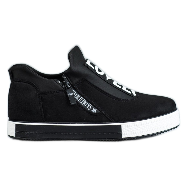 SHELOVET Love sports shoes black