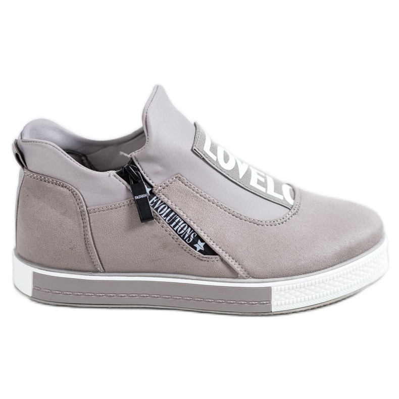 SHELOVET Love sports shoes grey