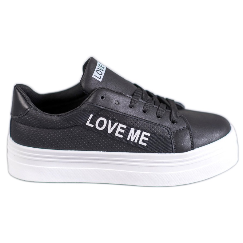 SHELOVET Black Shoes On The Platform