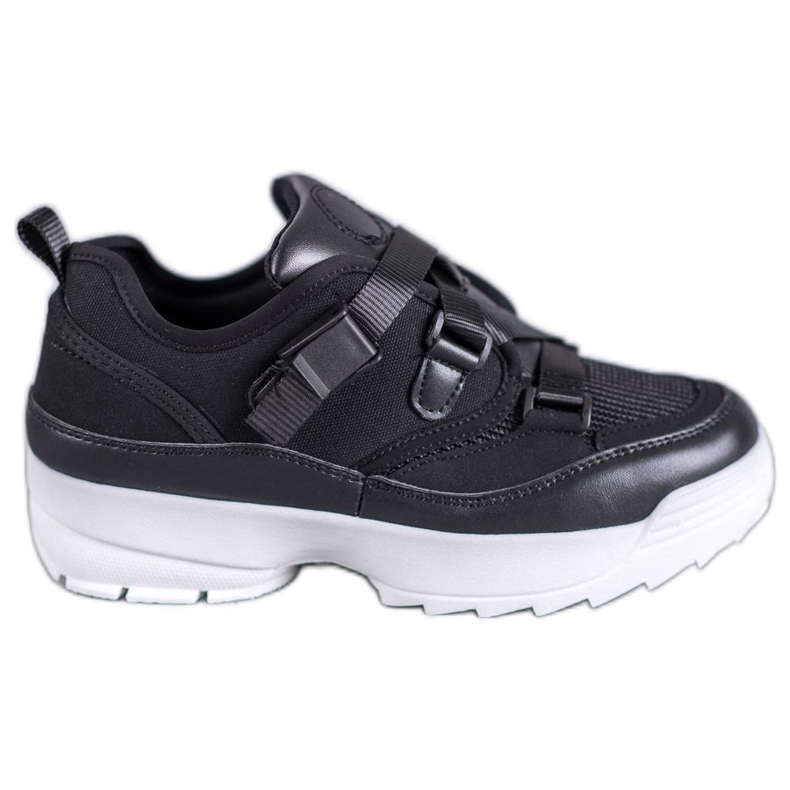 SHELOVET Black Fashion Sport Shoes SHELOVET Black Fashion Sport Shoes