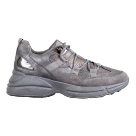 Muto Sport Shoes With Glitter grey