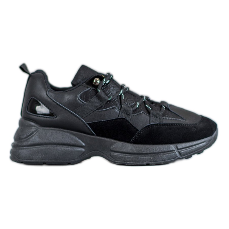 Muto Sport Shoes With Glitter black