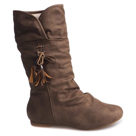 Warm Boots Saszki XQ38 Khaki boots green