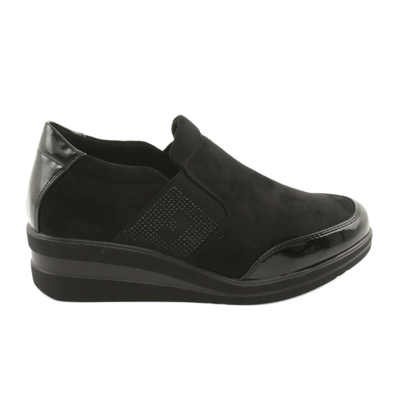 Black shoes on the wedge Sergio Leone 225 Black shoes on the wedge Sergio Leone 225
