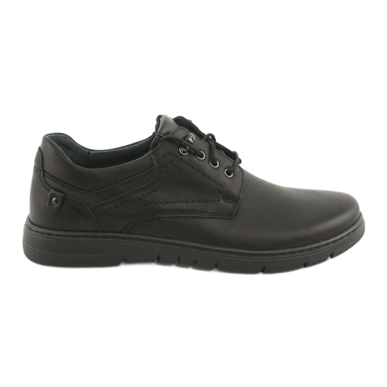 Riko 902 men's lace-up shoes black