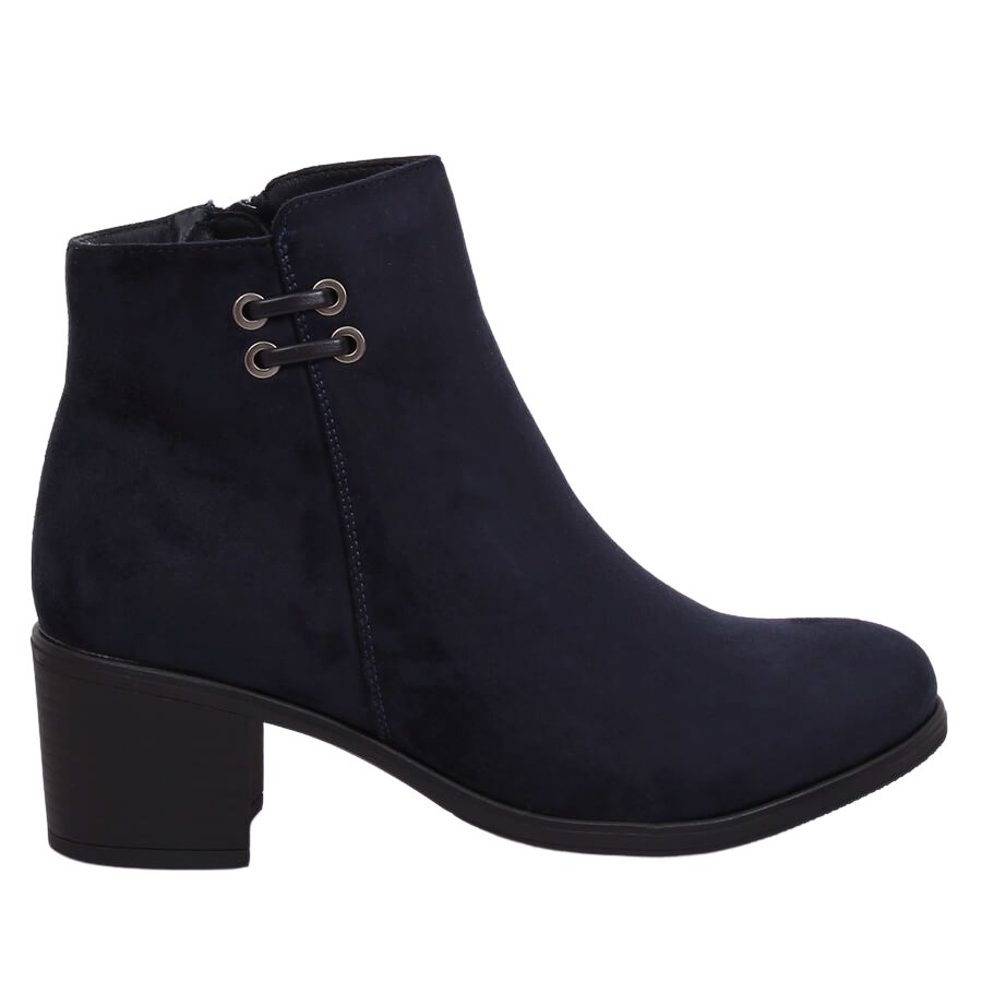 dark blue high heels