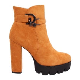 Honey platform boots NS068P Yellow