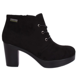 Black high heels shoes 8B883 Black