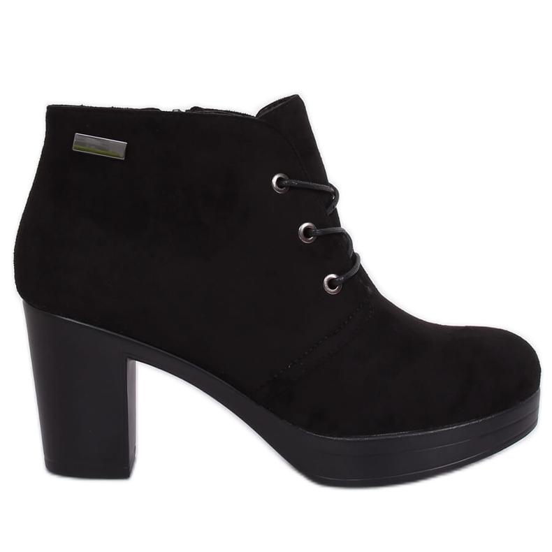 Black high heels shoes 8B883 Black
