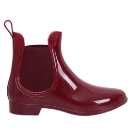 Women's maroon ZA-3 Wine galoshes red