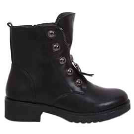 Military boots black LJ002 Black