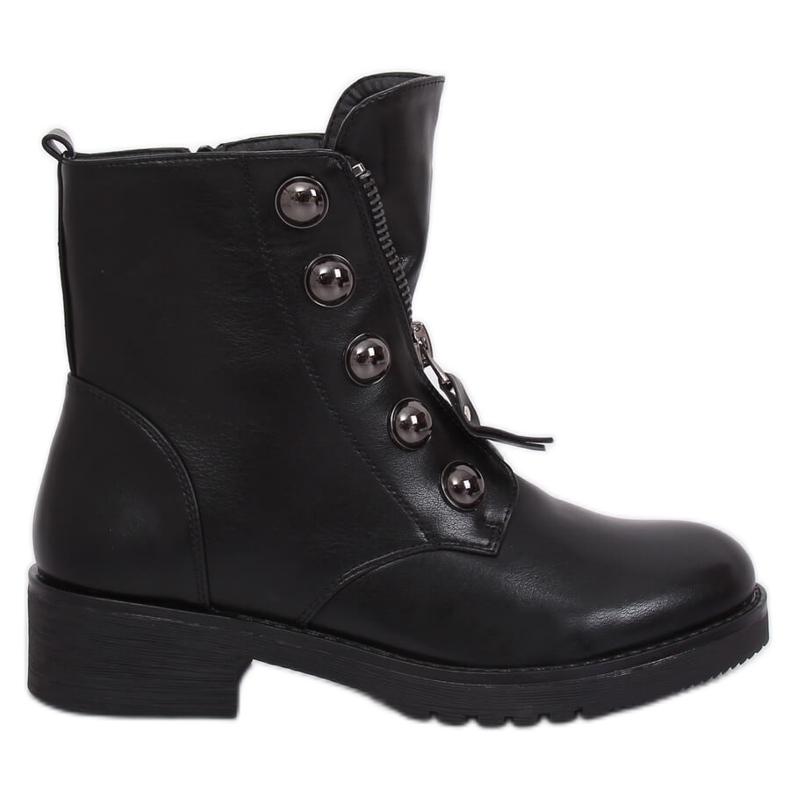 Military boots black LJ002 Black