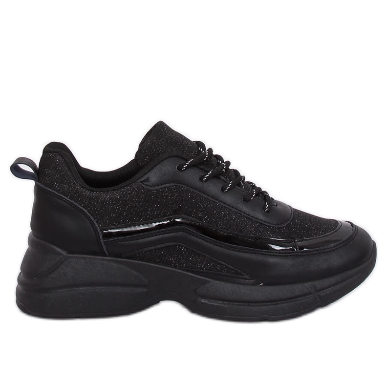BY-082 Black black sports shoes