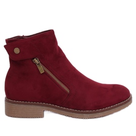 Maroon 8B908 Wine Jodhpur boots for women red