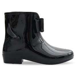 Wellington boots with bow NEW1 Black