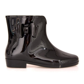 Short Galoshes With A Bow SD97 Black