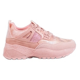 SHELOVET Pink Moro Sneakers