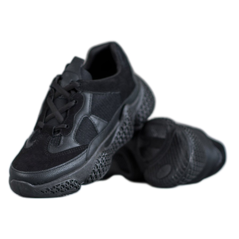 SHELOVET Women's Black Sneakers
