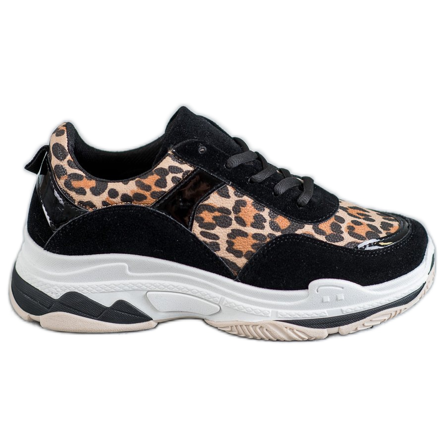 tennis shoes with leopard print
