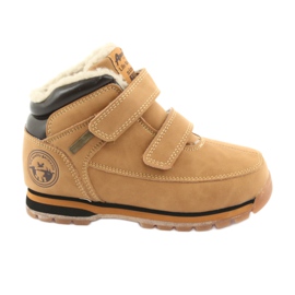 American Club Velcro boots American ES camel brown multicolored