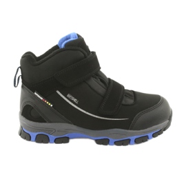 American Club Softshell boots with American WT64 membrane black blue