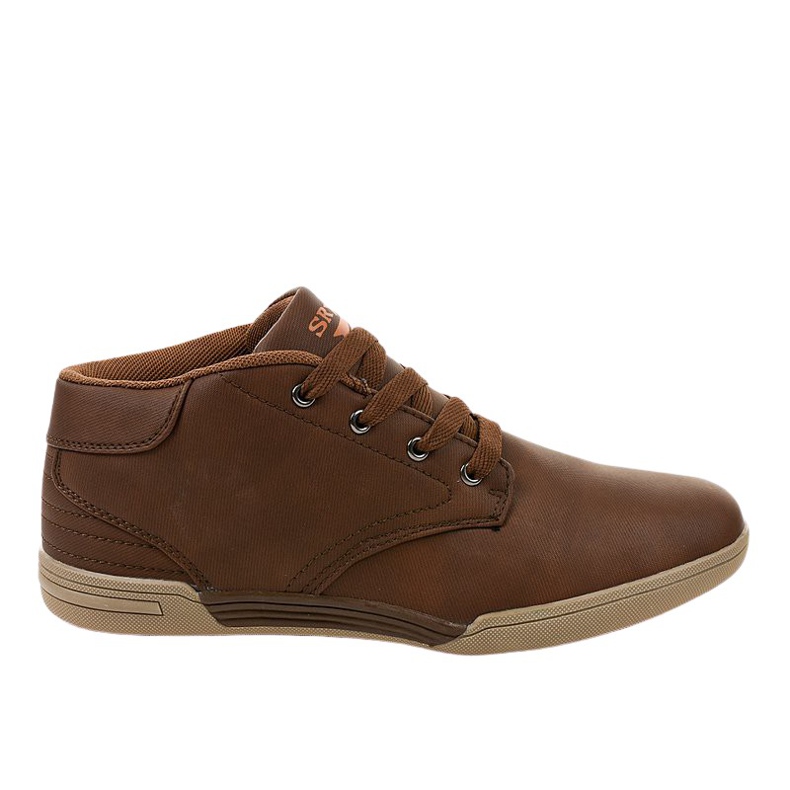 Men's brown sneakers 15M787