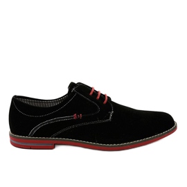Black elegant low shoes 6-688