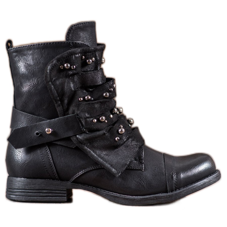 GISICODE Rock Shoes With Pearls black