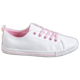 SHELOVET Comfortable Sneakers white SHELOVET Comfortable Sneakers white