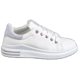 SHELOVET Eco Leather Sneakers white